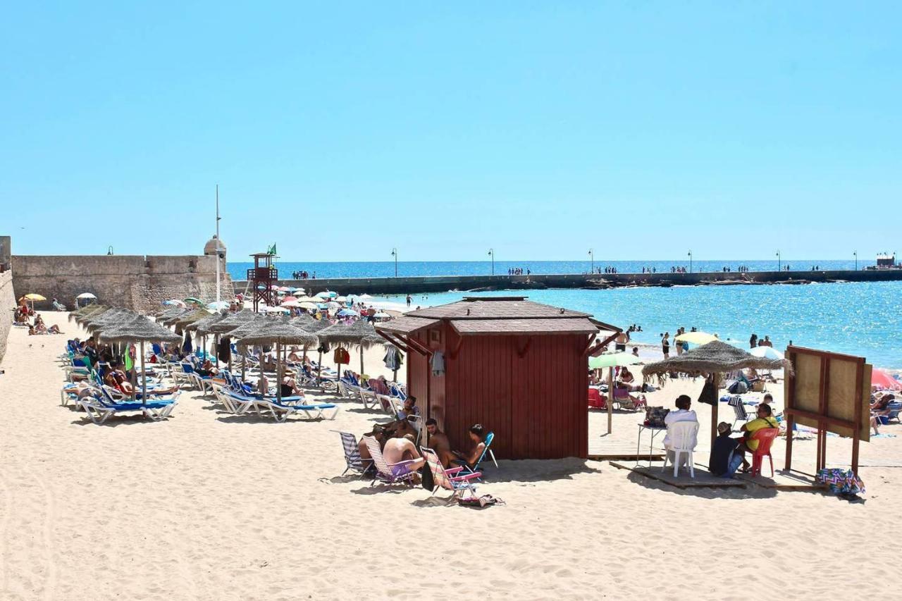 Apartamento Patio Junto A La Playa Cádiz Eksteriør billede
