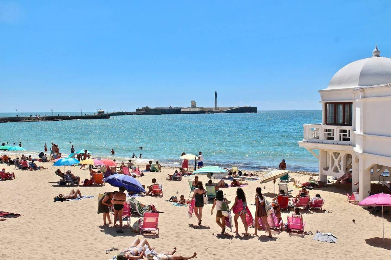 Apartamento Patio Junto A La Playa Cádiz Eksteriør billede